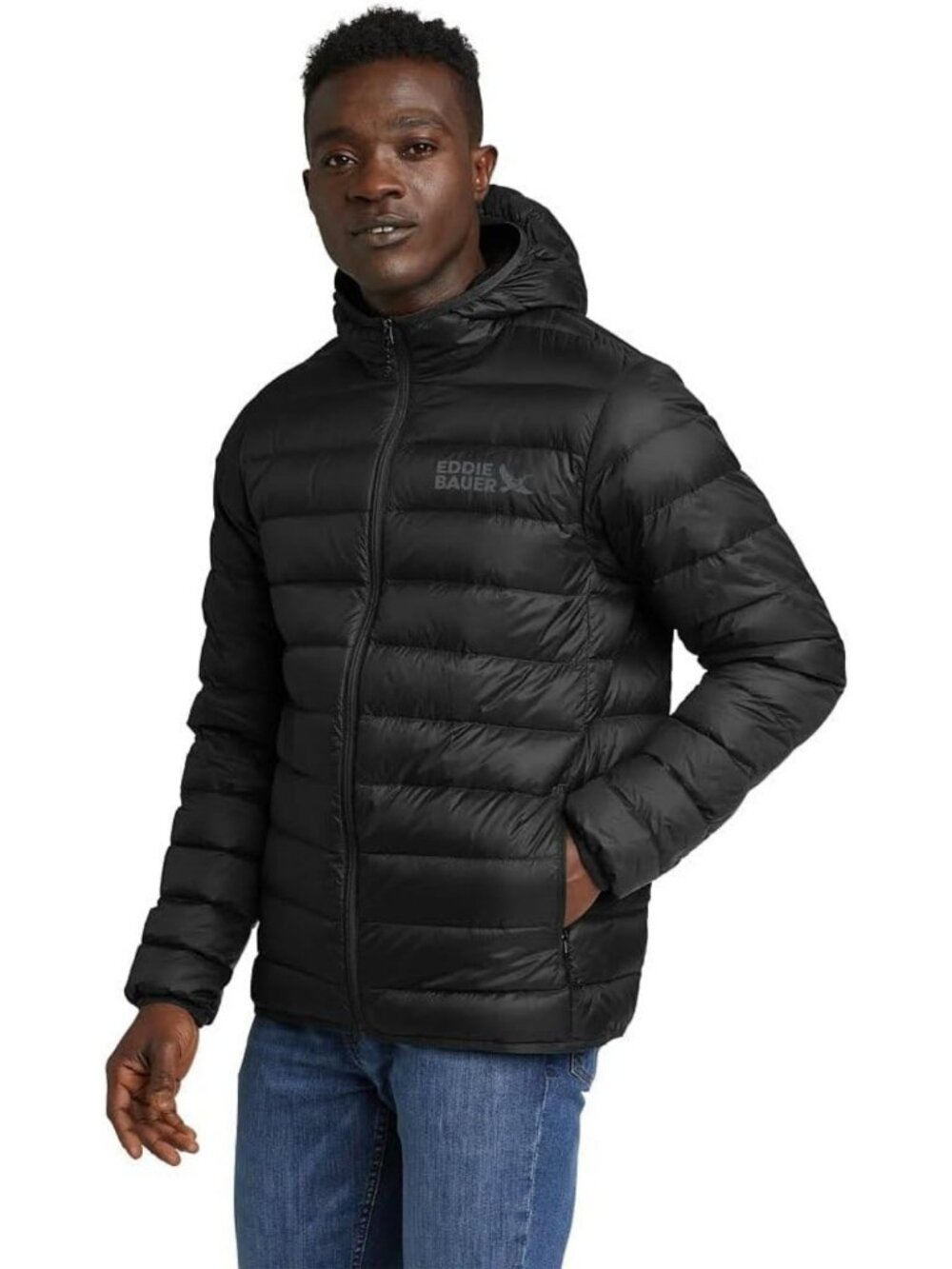 Men's Lightweight Down Hooded Jacket | Packable, Warm, Stylish Outerwear